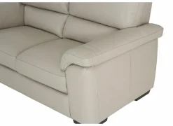 Zetel Aventi 2,5+2+1-zit - leder - grijs- Zetels