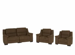 Zetel Berry 3+1+1-zit - stof - cognac- Zetels