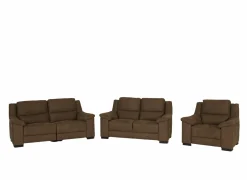 Zetel Berry 3+2+1-zit - stof - cognac met relax- Zetels