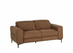Zetel Blake 2-zit - stof - cognac met manueel verstelbare hoofdsteunen- Zetels|2-Zits Zetels