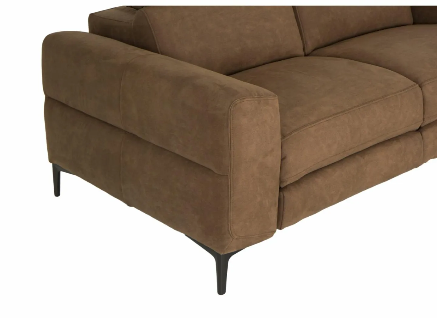 Zetel Blake 2-zit - stof - cognac met manueel verstelbare hoofdsteunen- Zetels|2-Zits Zetels