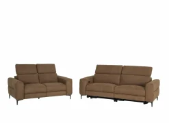 Zetels|Zetel Blake 3+2-zit - stof - cognac met relax