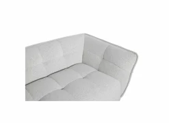 2-Zits Zetels|Zetels|Zetel Bowie 2-zit - stof - grijs & wit