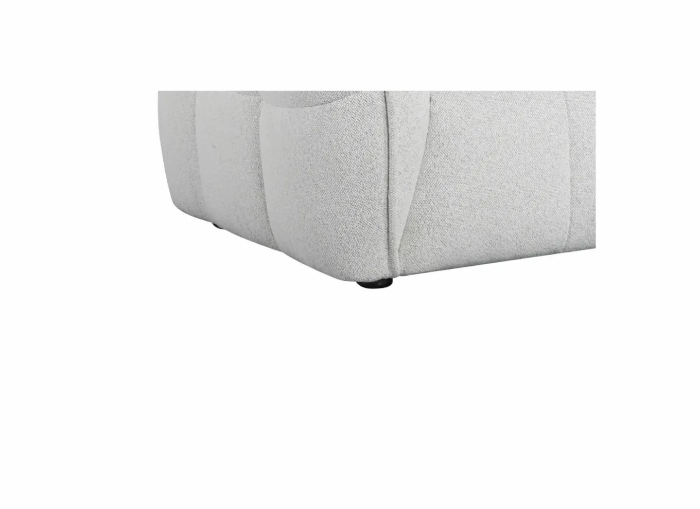 2-Zits Zetels|Zetels|Zetel Bowie 2-zit - stof - grijs & wit