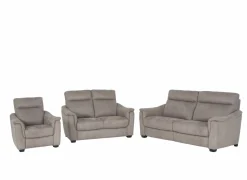 Zetel Centanni  2,5+2+1-zit - stof - grijs- Zetels