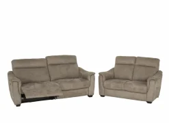 Zetels|Zetel Centanni 2,5+2-zit - stof - grijs met relax