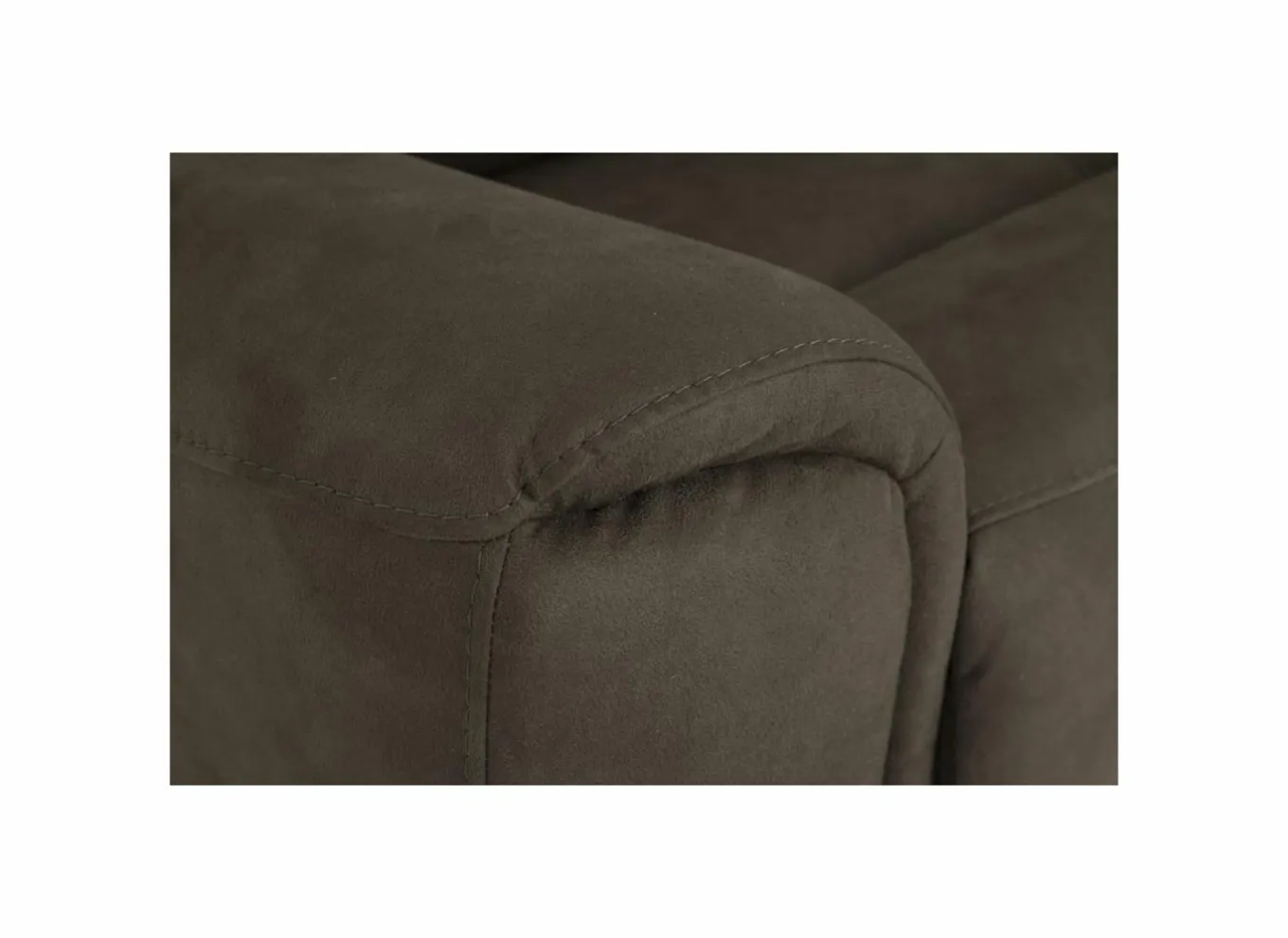 Zetels|Zetel Cluny 2-zit - stof - bruingrijs met relax