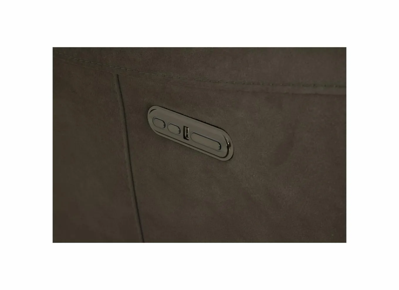 Zetels|Zetel Cluny 2-zit - stof - bruingrijs met relax