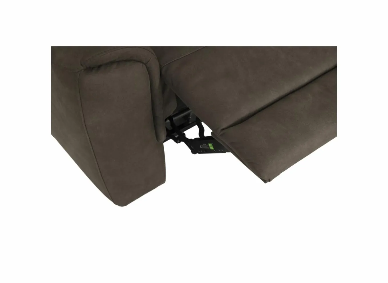 Zetels|Zetel Cluny 2-zit - stof - bruingrijs met relax