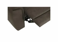 Zetel Cluny 2-zit - stof - bruingrijs met relax- Zetels