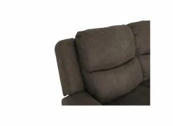 Zetel Cluny 2-zit - stof - bruingrijs met relax- Zetels