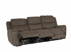 Zetels|Zetel Cluny 3-zit - stof - bruingrijs met relax