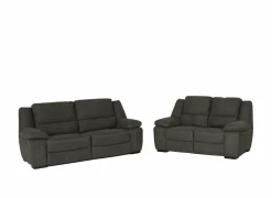 Zetels|Zetel Elle 3+2-zit - stof - bruin met relax