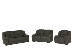 Zetels|Zetel Elle 3+2+1-zit - stof - bruin met relax