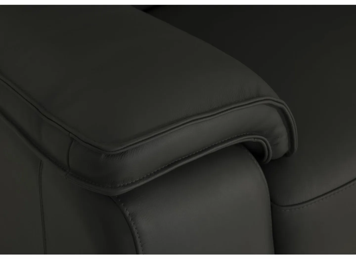 Zetel Final 2,5+2+1-zit - leder - shalegrey- Zetels