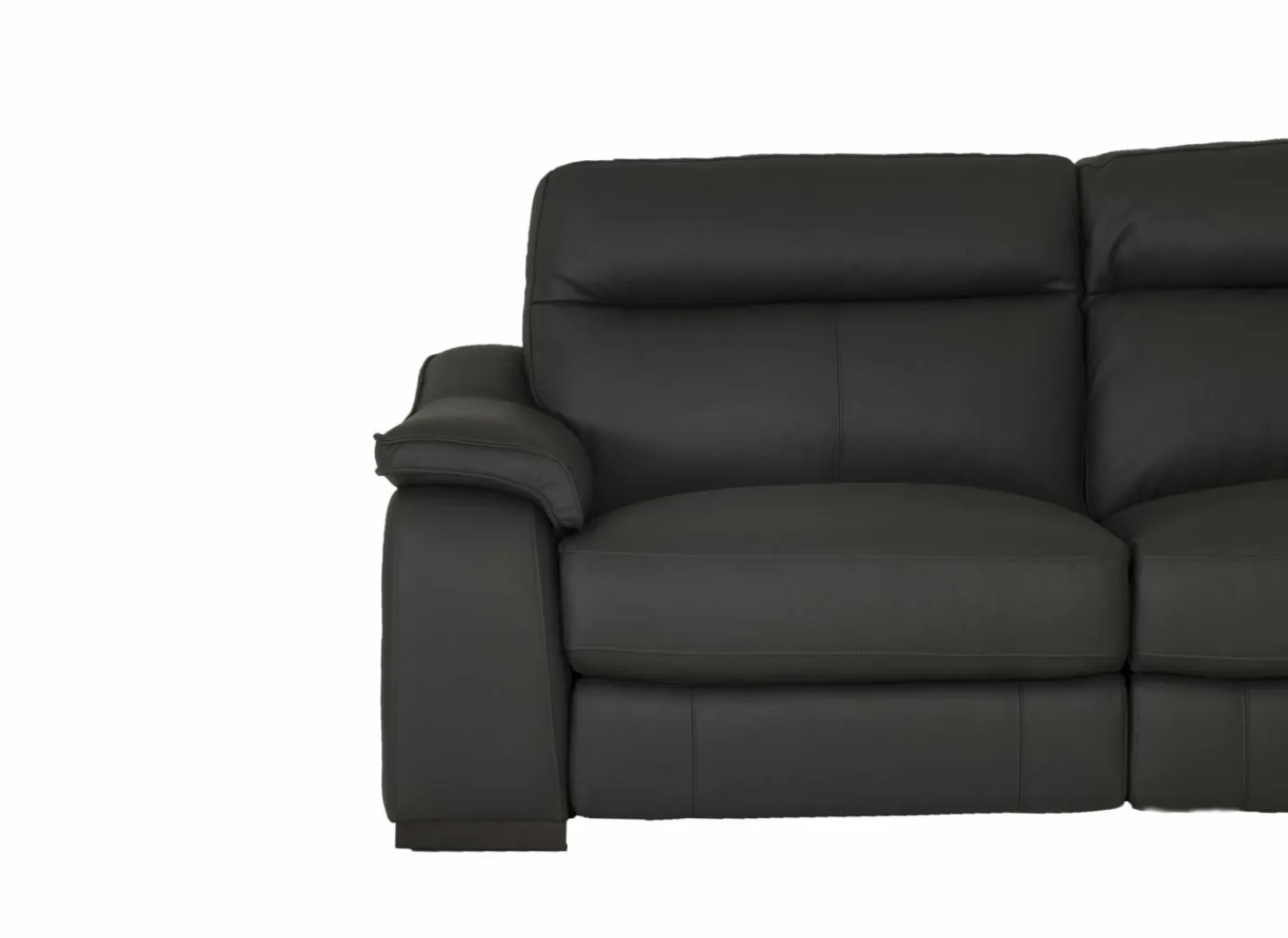 Zetel Final 2,5+2+1-zit - leder - shalegrey- Zetels