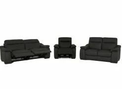 Zetel Final 2,5+2+1-zit - leder - shalegrey- Zetels