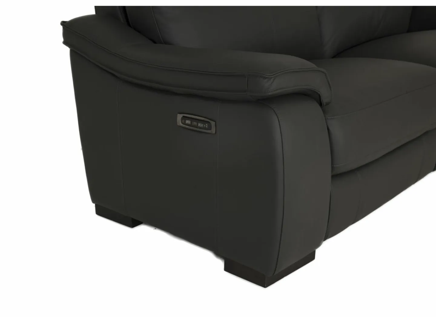 Zetel Final 2,5+2+1-zit - leder - shalegrey- Zetels