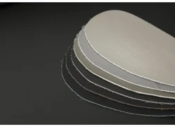 Zetel Folk 2,5+2+1-zit - leder - antraciet- Zetels