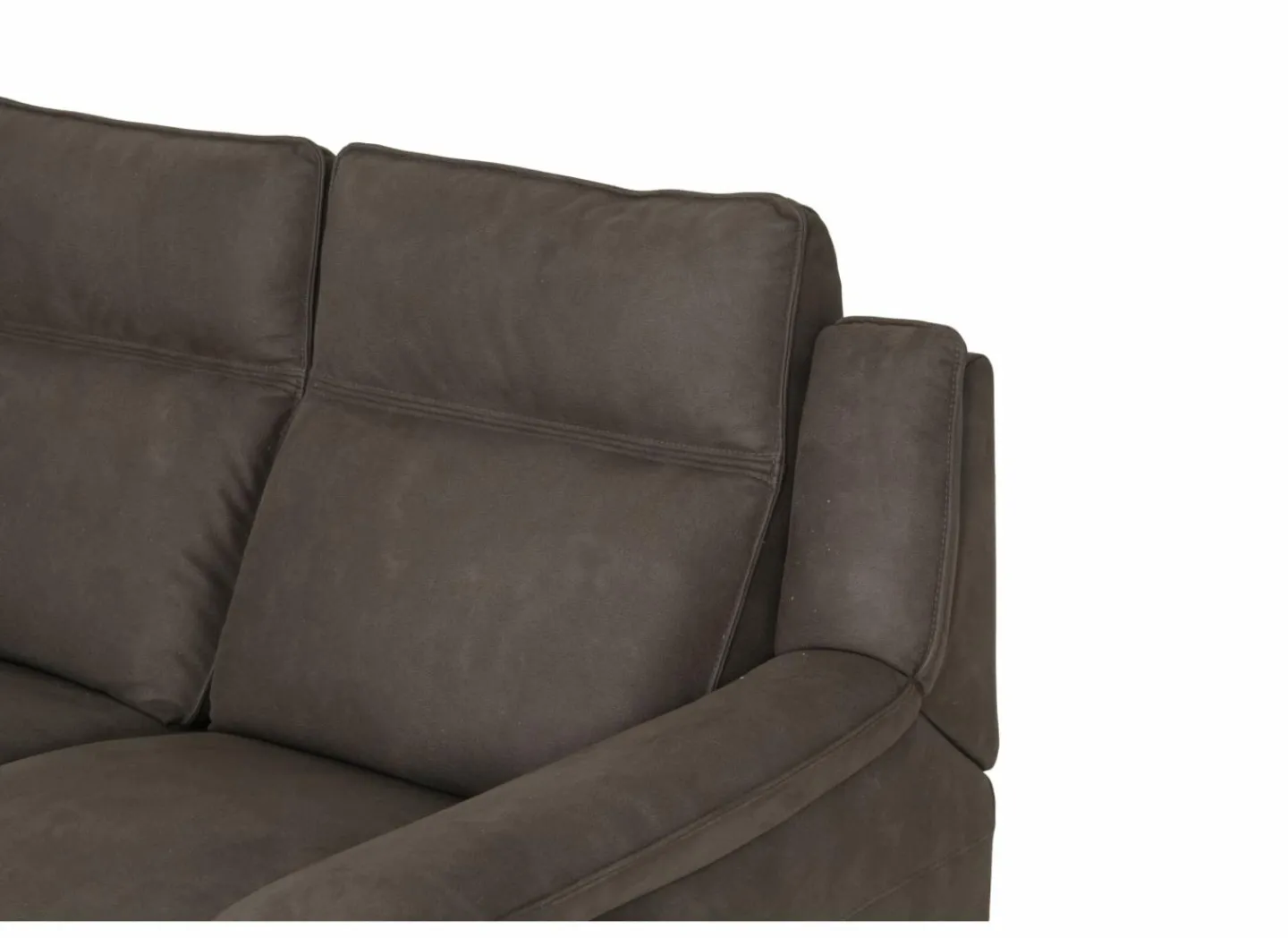 Zetel Globe 3+2+1-zit - stof - bruingrijs met relax- Zetels