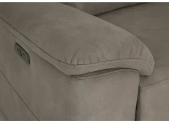 Zetel Grande 3-zit - stof - silver grey met relax- 3-Zits Zetels|Zetels