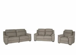 Zetels|Zetel Grande 3+2+1-zit - stof - silver grey met relax