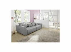 Zetel Gulliver 4-zit - stof - lichtgrijs- Zetels