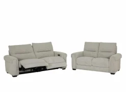 Zetel Hana 2,5+2-zit - stof - oyster met relax- Zetels
