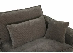 Zetel Marlon 3+2-zit - stof - bruin- Zetels