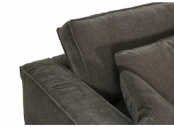 Zetel Marlon 3+2-zit - stof - bruin- Zetels