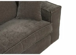 Zetels|Zetel Marlon 3+1-zit - stof - bruin