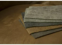 Fauteuils|Zetels|Zetel Mini Kuip 82x60x77cm - stof - cognac