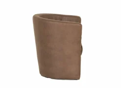 Fauteuils|Zetels|Zetel Mini Kuip 82x60x77cm - stof - cognac