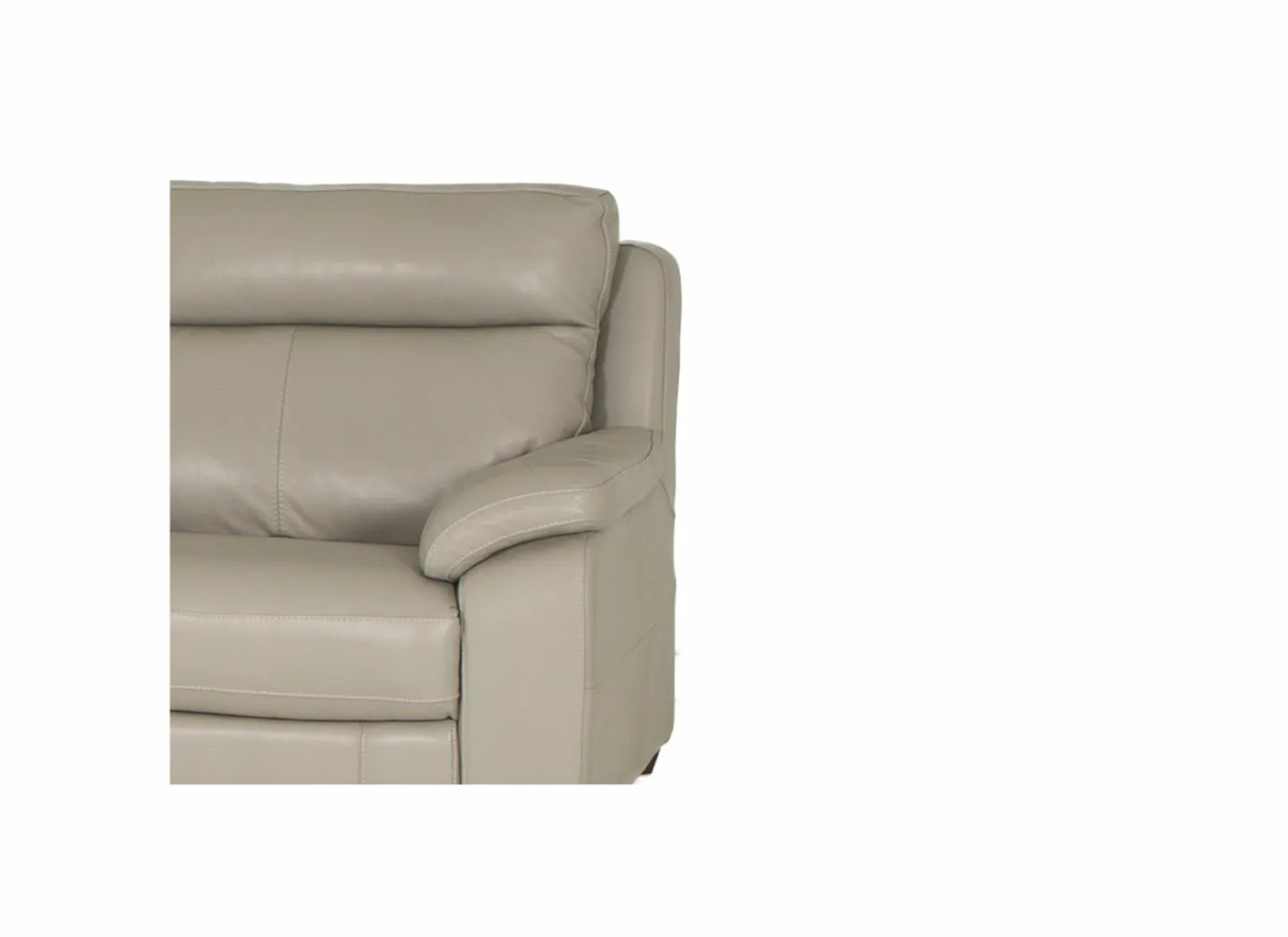 Zetel Mohawk 2-zit - leder - grijs- 2-Zits Zetels|Zetels