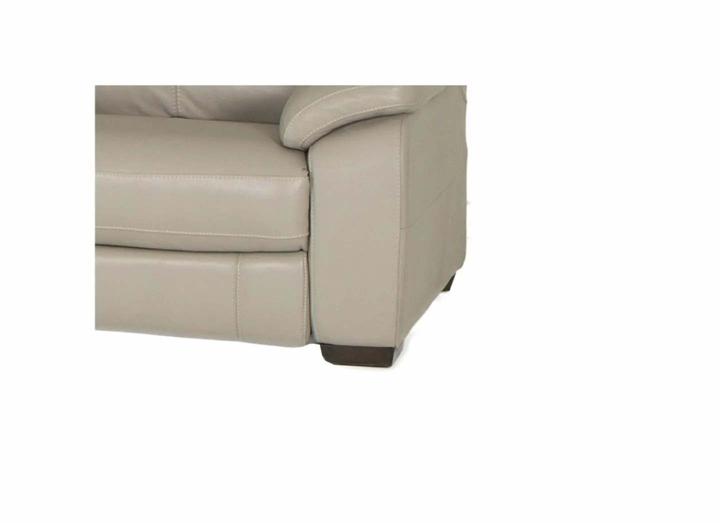 Zetel Mohawk 2-zit - leder - grijs- 2-Zits Zetels|Zetels