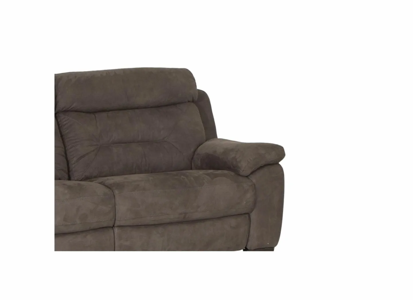 Zetel Neil 2,5+2-zit - stof - grijs met relax- Zetels