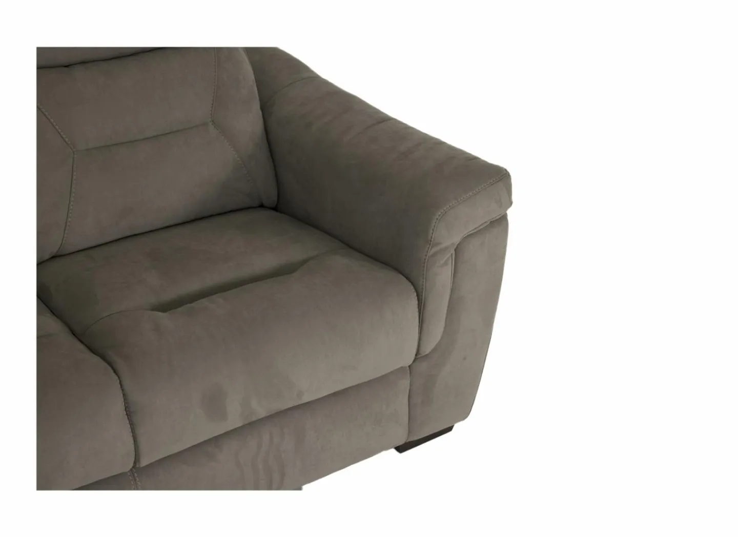 Zetel Notch 2,5+2-zit - stof - donkergrijs- Zetels