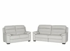 Zetel Olympe 2,5+2-zit - leder - beige- Zetels