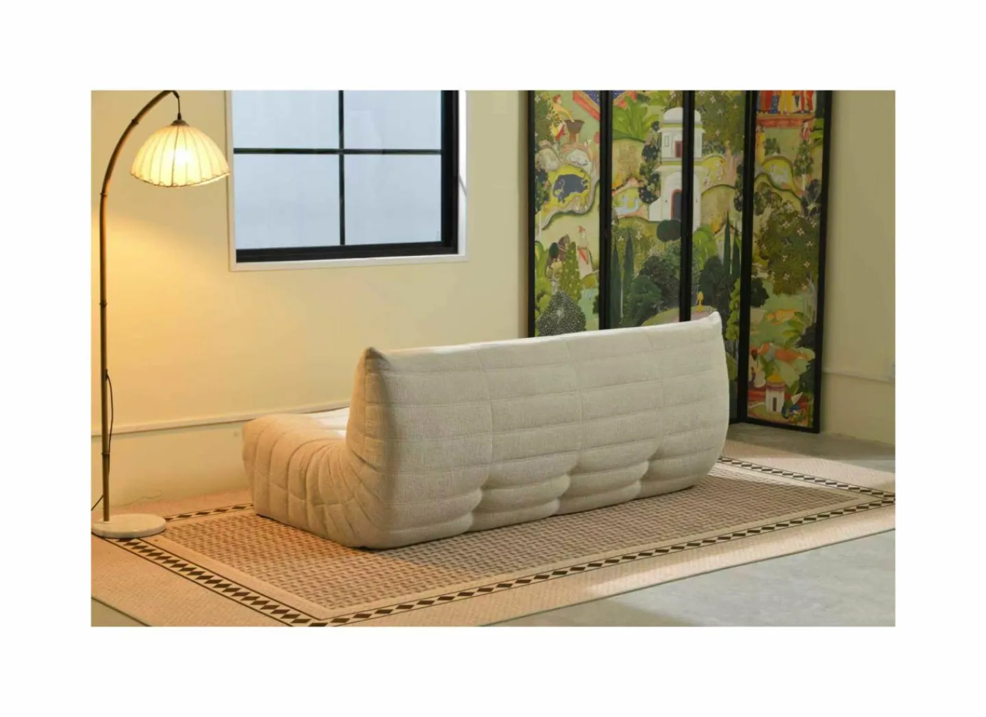 Zetel Ragazzi 3-zit - stof - beige- Zetels