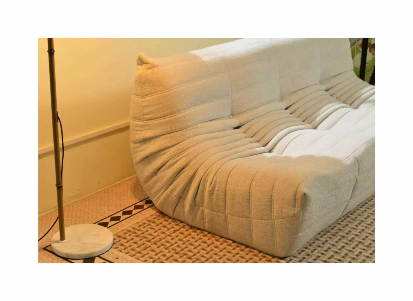 Zetel Ragazzi 3-zit - stof - beige- Zetels