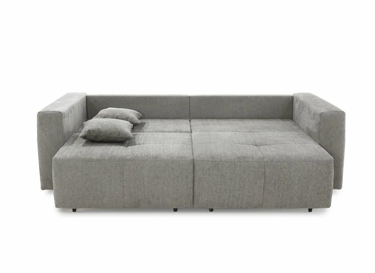 Zetel Relax Bigsofa 4-zit - stof - chenil lichtgrijs- Zetels