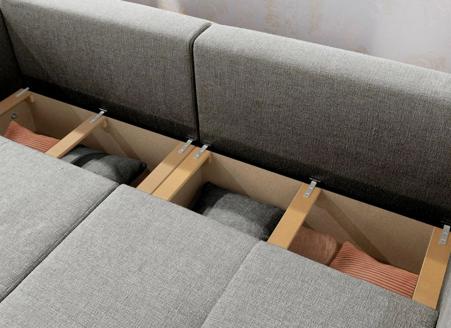 Zetel Relax Bigsofa 4-zit - stof - chenil lichtgrijs- Zetels