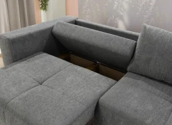 Zetels|Zetel Relax Bigsofa 4-zit - stof - chenil middengrijs