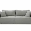 Zetel Relax Bigsofa  4-zit - stof - lichtgrijs- Zetels