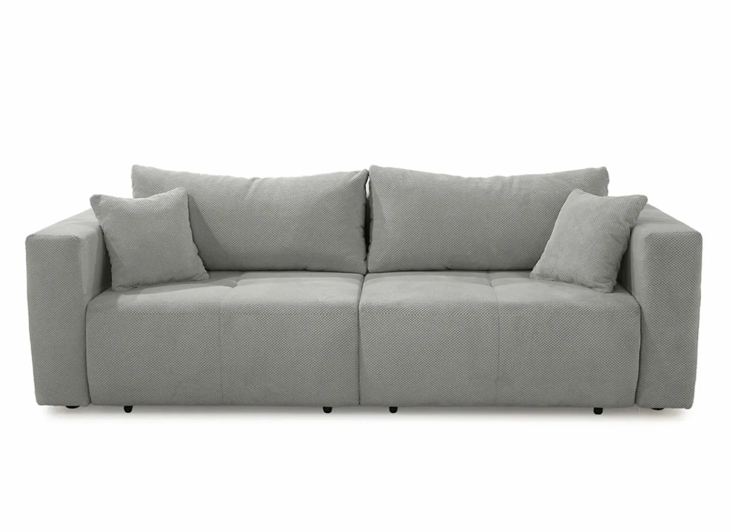 Zetel Relax Bigsofa 4-zit - stof - lichtgrijs- Zetels