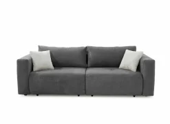 Zetels|Zetel Relax Bigsofa 4-zit - stof - donkergrijs