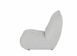 Zetels|Zetel Schiva 1-zit - stof - lichtgrijs
