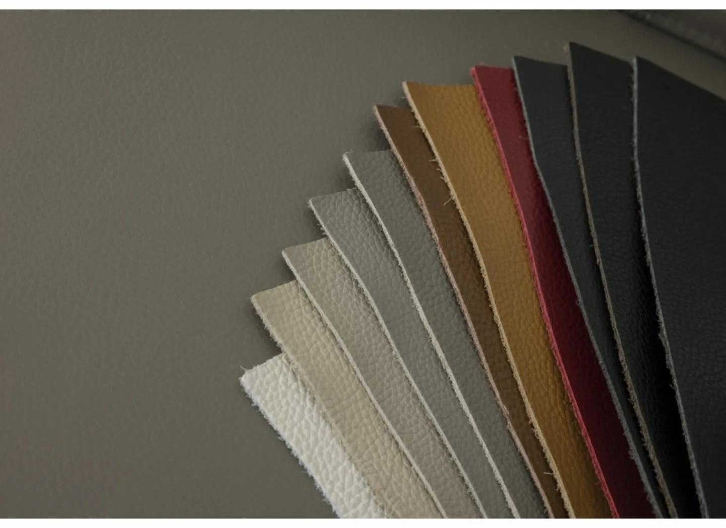 Zetel Singer 2,5+2-zit - leder - taupe- Zetels