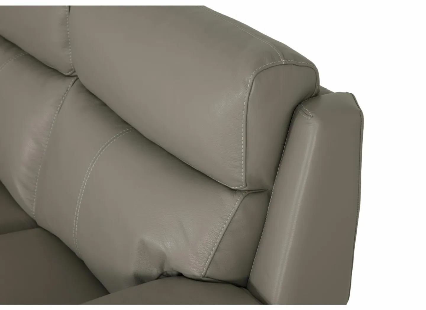 Zetel Singer 2,5+2-zit - leder - taupe- Zetels