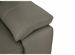 Zetel Singer 2,5+2-zit - leder - taupe met relax- Zetels